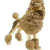 Deko & Geschenkartikel-KARE Design Deko Figur Mrs Poodle Gold 34Cm