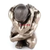 Deko & Geschenkartikel-KARE Design Deko Figur Nude Man Hug Bronze 54Cm