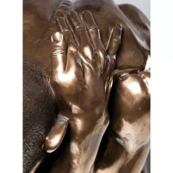 Deko & Geschenkartikel-KARE Design Deko Figur Nude Man Hug Bronze 54Cm