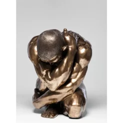 Deko & Geschenkartikel-KARE Design Deko Figur Nude Man Hug Bronze 54Cm
