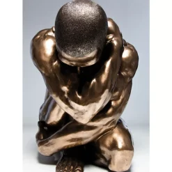 Deko & Geschenkartikel-KARE Design Deko Figur Nude Man Hug Bronze 54Cm