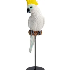 Deko & Geschenkartikel-KARE Design Deko Figur Parrot Cockatoo Weis 38Cm