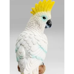 Deko & Geschenkartikel-KARE Design Deko Figur Parrot Cockatoo Weis 38Cm