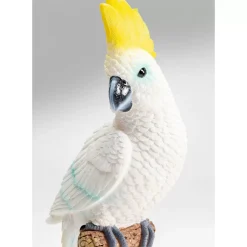 Deko & Geschenkartikel-KARE Design Deko Figur Parrot Cockatoo Weis 38Cm