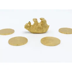 Geschirr & Tischaccessoires-KARE Design Deko Figur Playing Bear 7Cm