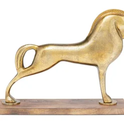 Deko & Geschenkartikel-KARE Design Deko Figur Proud Horse Brass 31Cm