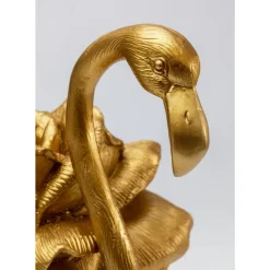 Deko & Geschenkartikel-KARE Design Deko Figur Rose Flamingo Gold 42Cm