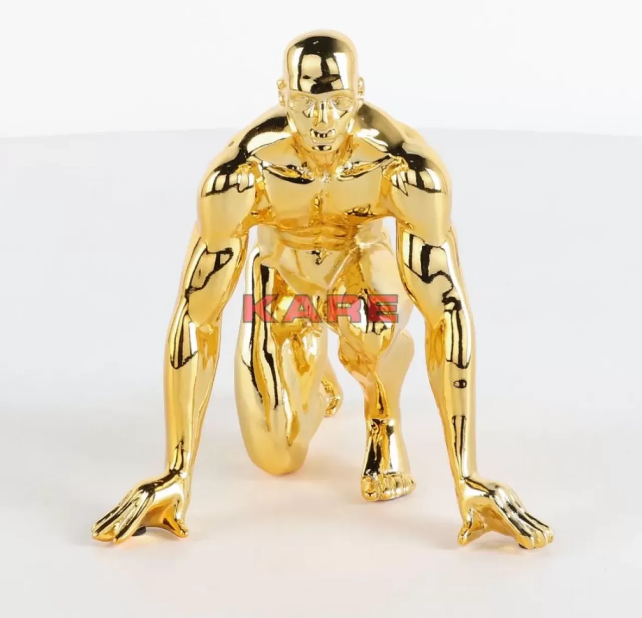 Deko & Geschenkartikel-KARE Design Deko Figur Runner Gold 25Cm
