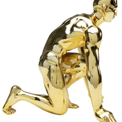 Deko & Geschenkartikel-KARE Design Deko Figur Runner Gold 25Cm