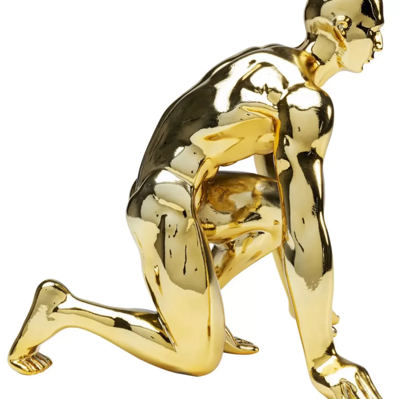 Deko & Geschenkartikel-KARE Design Deko Figur Runner Gold 25Cm