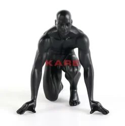 Deko & Geschenkartikel-KARE Design Deko Figur Runner Schwarz 25Cm