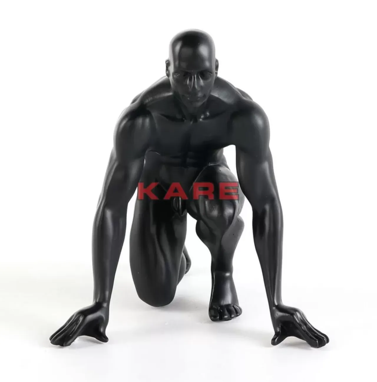 Deko & Geschenkartikel-KARE Design Deko Figur Runner Schwarz 25Cm