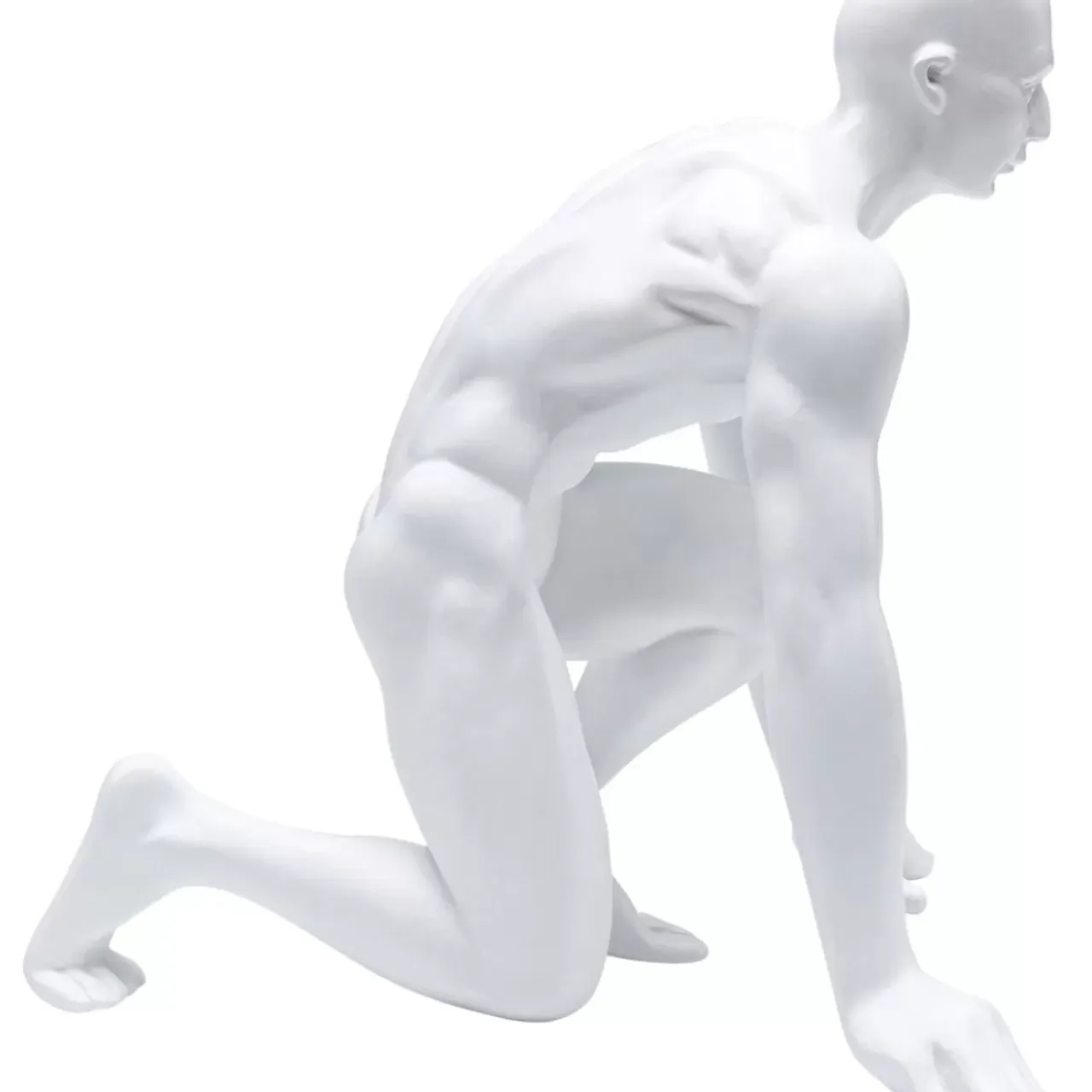 Deko & Geschenkartikel-KARE Design Deko Figur Runner Weis 25Cm