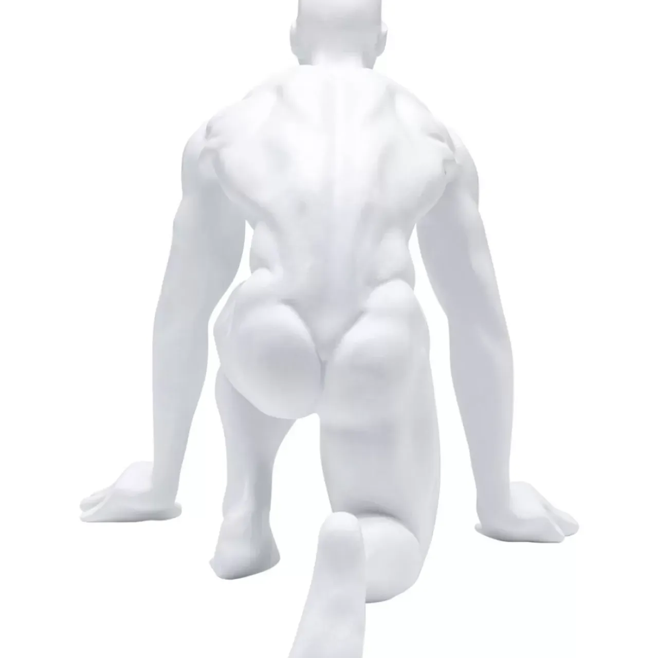 Deko & Geschenkartikel-KARE Design Deko Figur Runner Weis 25Cm