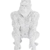 Deko & Geschenkartikel-KARE Design Deko Figur Shiny Gorilla Silber 80Cm