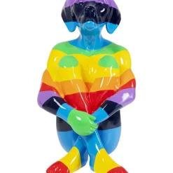 Deko & Geschenkartikel-KARE Design Deko Figur Sitting Dog Rainbow 173