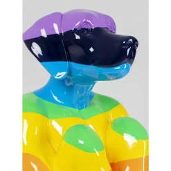 Deko & Geschenkartikel-KARE Design Deko Figur Sitting Dog Rainbow 173