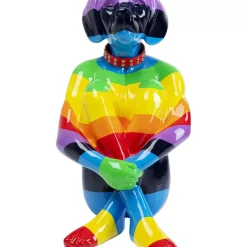Deko & Geschenkartikel-KARE Design Deko Figur Sitting Dog Rainbow 80