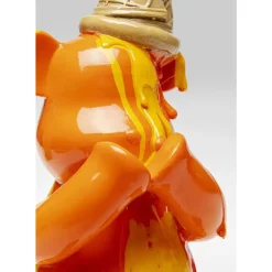 Deko & Geschenkartikel-KARE Design Deko Figur Sitting Gelato Bear Orange 37Cm