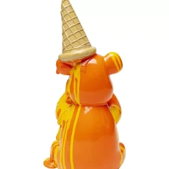 Deko & Geschenkartikel-KARE Design Deko Figur Sitting Gelato Bear Orange 37Cm
