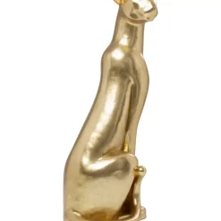 Deko & Geschenkartikel-KARE Design Deko Figur Sitting Leopard Gold 150Cm