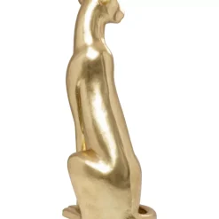 Deko & Geschenkartikel-KARE Design Deko Figur Sitting Leopard Gold 150Cm