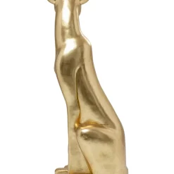 Deko & Geschenkartikel-KARE Design Deko Figur Sitting Leopard Gold 150Cm