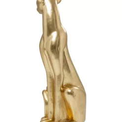 Deko & Geschenkartikel-KARE Design Deko Figur Sitting Leopard Gold 150Cm