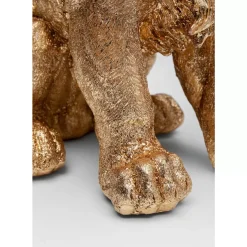 Deko & Geschenkartikel-KARE Design Deko Figur Sitting Lion Gold 42Cm