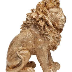 Deko & Geschenkartikel-KARE Design Deko Figur Sitting Lion Gold 42Cm
