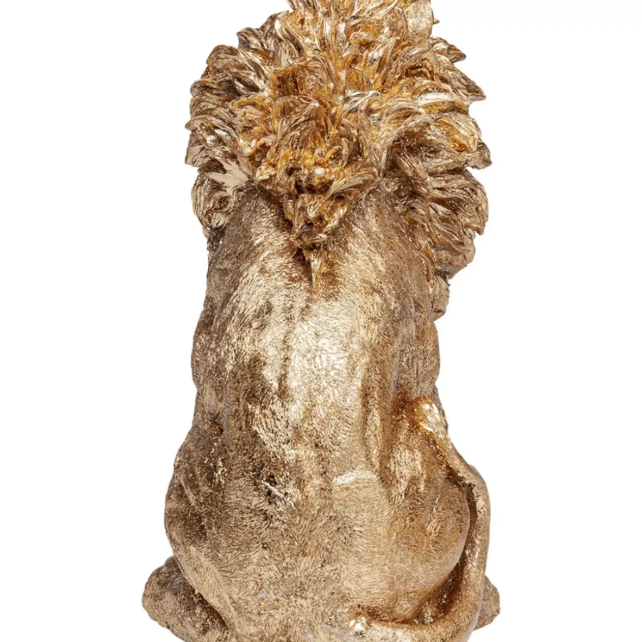 Deko & Geschenkartikel-KARE Design Deko Figur Sitting Lion Gold 42Cm