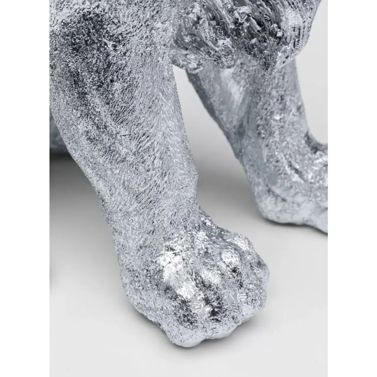 Deko & Geschenkartikel-KARE Design Deko Figur Sitting Lion Silber 42Cm