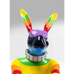 Deko & Geschenkartikel-KARE Design Deko Figur Sitting Rabbit Rainbow 80