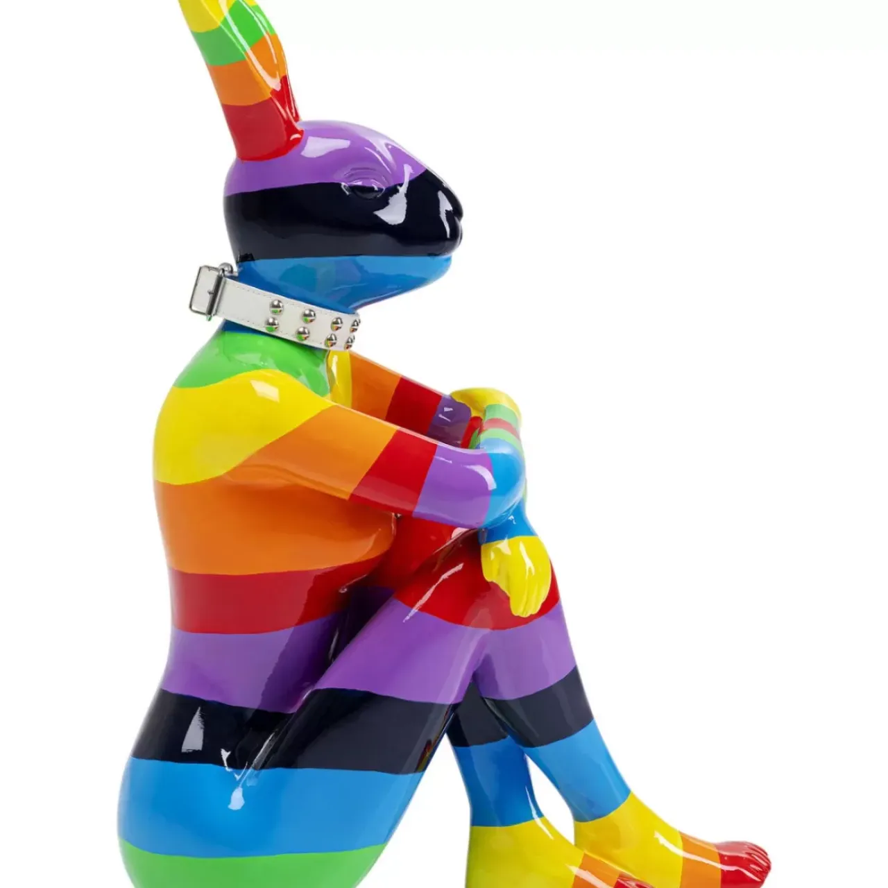 Deko & Geschenkartikel-KARE Design Deko Figur Sitting Rabbit Rainbow 80