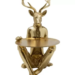 Deko & Geschenkartikel-KARE Design Deko Figur Sitting Waiter Deer 33Cm