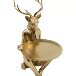 Deko & Geschenkartikel-KARE Design Deko Figur Sitting Waiter Deer 33Cm