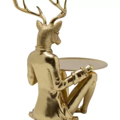 Deko & Geschenkartikel-KARE Design Deko Figur Sitting Waiter Deer 33Cm