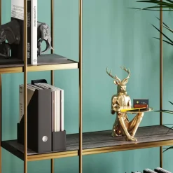 Deko & Geschenkartikel-KARE Design Deko Figur Sitting Waiter Deer 33Cm