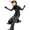 Deko & Geschenkartikel-KARE Design Deko Figur Skating Astronaut Schwarz 21Cm
