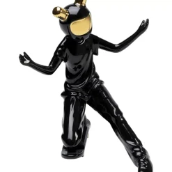 Deko & Geschenkartikel-KARE Design Deko Figur Skating Astronaut Schwarz 21Cm
