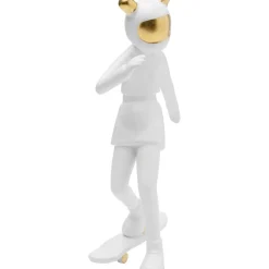 Deko & Geschenkartikel-KARE Design Deko Figur Skating Astronaut Weis 33Cm