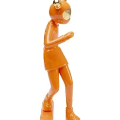 Deko & Geschenkartikel-KARE Design Deko Figur Skating Astronaut Orange 33Cm
