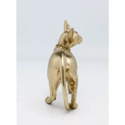 Deko & Geschenkartikel-KARE Design Deko Figur Standing Cat Audrey Gold 29Cm