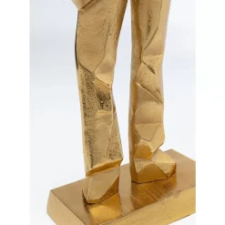 Deko & Geschenkartikel-KARE Design Deko Figur Standing Man Gold 62Cm