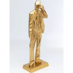 Deko & Geschenkartikel-KARE Design Deko Figur Standing Man Gold 62Cm