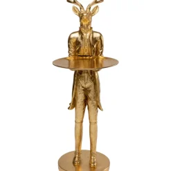 Deko & Geschenkartikel-KARE Design Deko Figur Standing Waiter Deer 63Cm