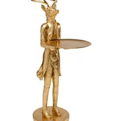 Deko & Geschenkartikel-KARE Design Deko Figur Standing Waiter Deer 63Cm