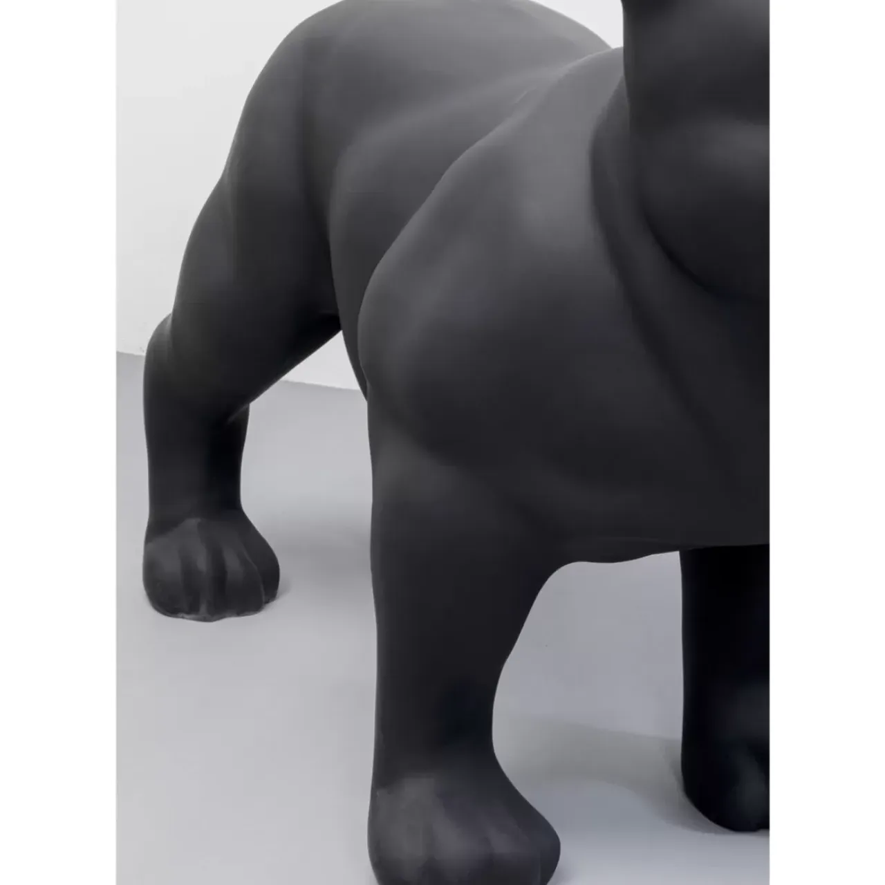 Deko & Geschenkartikel-KARE Design Deko Figur Toto Teen Schwarz Matt 90Cm