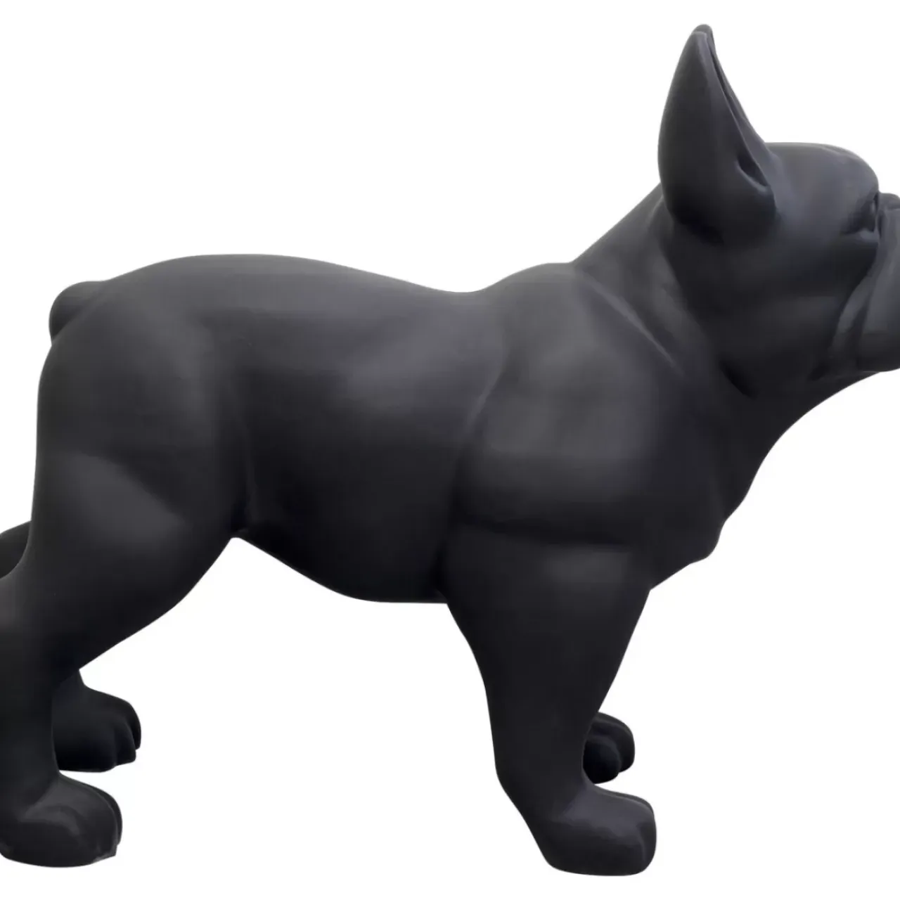 Deko & Geschenkartikel-KARE Design Deko Figur Toto Teen Schwarz Matt 90Cm