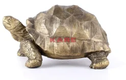 Deko & Geschenkartikel-KARE Design Deko Figur Turtle Gold Medium